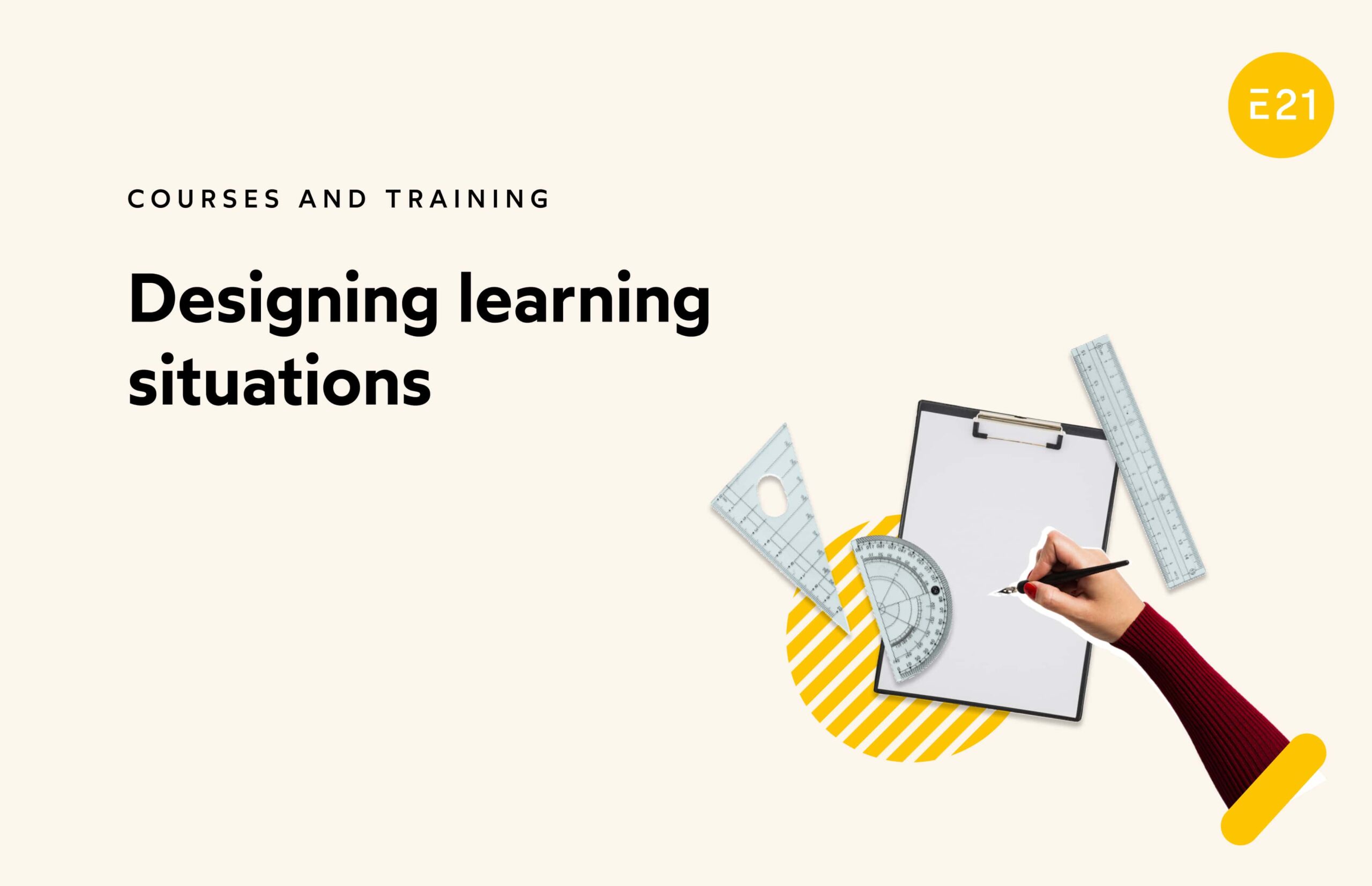 Designing learning situations course